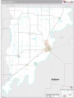 Wabash County, IL Wall Map