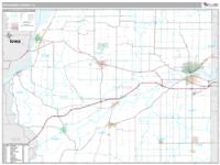 Whiteside County, IL Wall Map Zip Code