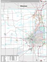 Winnebago County, IL Wall Map Zip Code
