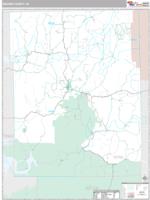 Brown County, IN Wall Map Zip Code