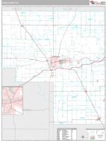 Cass County, IN Wall Map