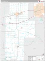 Clay County, IN Wall Map Zip Code