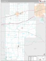 Clay County, IN Wall Map