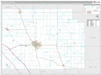 Clinton County, IN Wall Map Zip Code