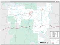 Crawford County, IN Wall Map Zip Code