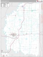 Daviess County, IN Wall Map