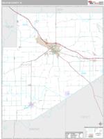 Decatur County, IN Wall Map Zip Code