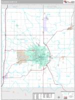 Delaware County, IN Wall Map