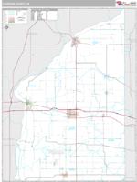 Fountain County, IN Wall Map Zip Code