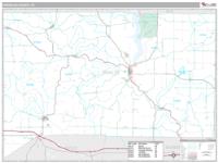 Franklin County, IN Wall Map Zip Code