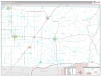 Greene County, IN Wall Map Zip Code