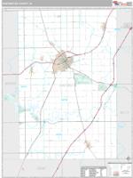 Huntington County, IN Wall Map