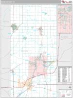 Madison County, IN Wall Map Zip Code