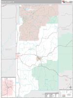 Martin County, IN Wall Map Zip Code