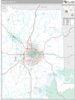 Monroe County, IN Wall Map Zip Code