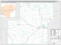 Owen County, IN Wall Map Zip Code