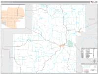 Owen County, IN Wall Map