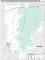 Perry County, IN Wall Map Zip Code