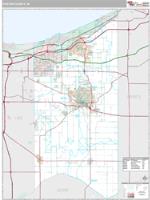 Porter County, IN Wall Map Zip Code