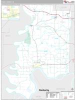 Posey County, IN Wall Map Zip Code