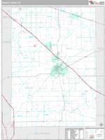 Shelby County, IN Wall Map Zip Code
