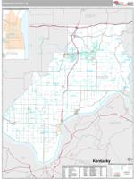 Spencer County, IN Wall Map Zip Code