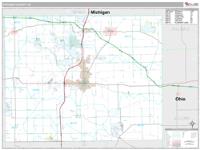 Steuben County, IN Wall Map