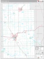 Wabash County, IN Wall Map Zip Code
