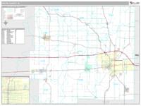 Wayne County, IN Wall Map Zip Code