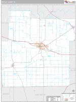 Whitley County, IN Wall Map Zip Code
