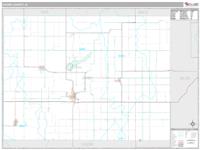 Adams County, IA Wall Map Zip Code