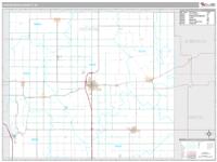 Chickasaw County, IA Wall Map