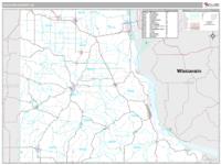 Clayton County, IA Wall Map