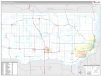 Clinton County, IA Wall Map Zip Code