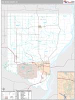 Des Moines County, IA Wall Map