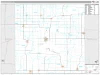 Keokuk County, IA Wall Map Zip Code