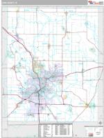 Linn County, IA Wall Map Zip Code