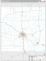 Mahaska County, IA Wall Map Zip Code