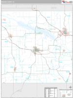 Marion County, IA Wall Map Zip Code