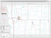 Mills County, IA Wall Map Zip Code