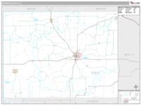 Monroe County, IA Wall Map Zip Code