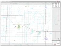 Montgomery County, IA Wall Map Zip Code