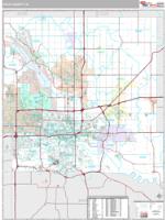 Polk County, IA Wall Map Zip Code