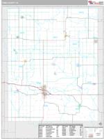 Tama County, IA Wall Map Zip Code