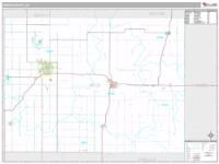 Union County, IA Wall Map Zip Code