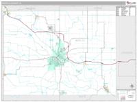 Wapello County, IA Wall Map Zip Code