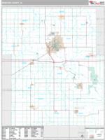 Webster County, IA Wall Map Zip Code