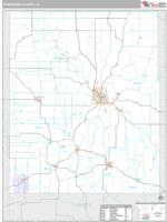 Winneshiek County, IA Wall Map Zip Code