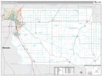 Woodbury County, IA Wall Map Zip Code