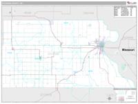 Atchison County, KS Wall Map Zip Code